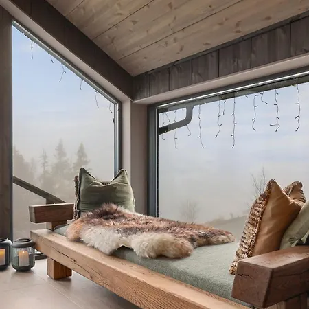 Chalet New Cozy And Large With Private Jacuzzi And Sauna Eggedal