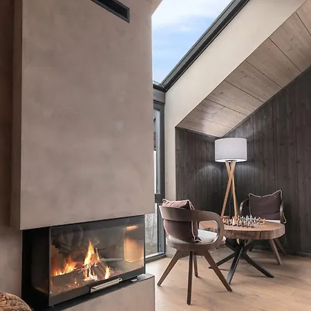 샬레 New Cozy And Large With Private Jacuzzi And Sauna Eggedal