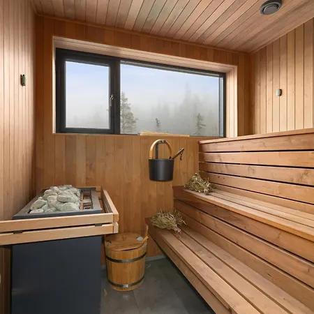 New Cozy And Large With Private Jacuzzi And Sauna 샬레