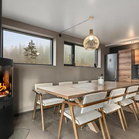 New Cozy And Large With Private Jacuzzi And Sauna 샬레 Eggedal