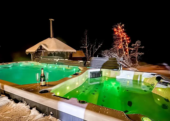 New Cozy And Large With Private Jacuzzi And Sauna Alpehytte