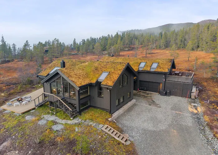 New Cozy And Large With Private Jacuzzi And Sauna * Eggedal