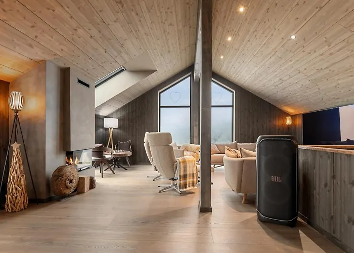 Alpesi faház New Cozy And Large With Private Jacuzzi And Sauna