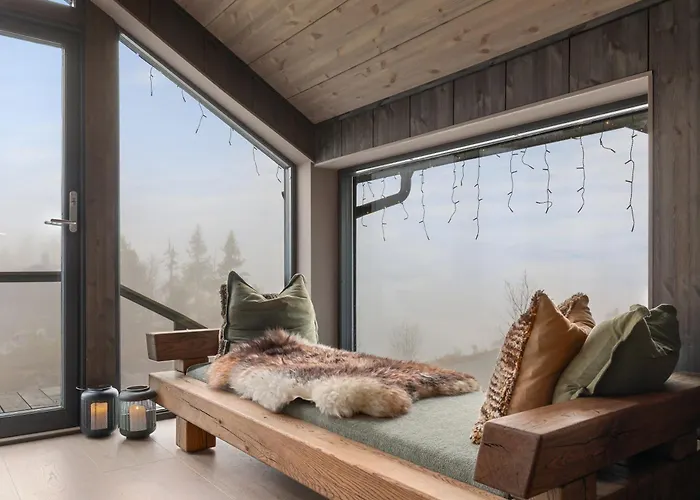 Alpesi faház New Cozy And Large With Private Jacuzzi And Sauna Eggedal