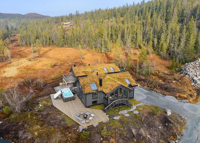 New Cozy And Large With Private Jacuzzi And Sauna Eggedal