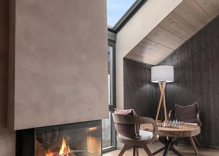 Alpesi faház New Cozy And Large With Private Jacuzzi And Sauna Eggedal