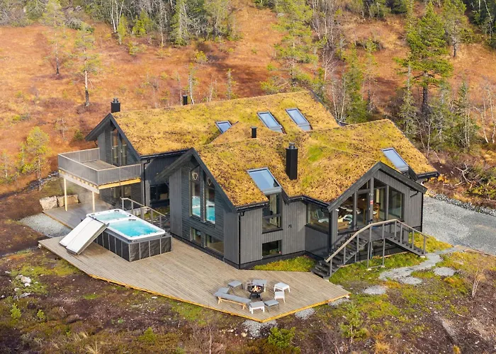 Alpehytte New Cozy And Large With Private Jacuzzi And Sauna Eggedal